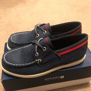 Little Boy Size 13 Navy Sperry Loafers